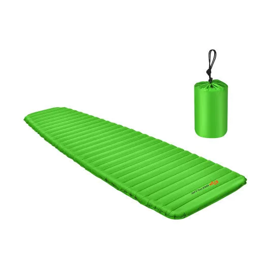 3 Inch Thick Inflatable Waterproof Camping Sleeping Pad-Green