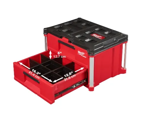 48-22-8442 Milwaukee PACKOUT 2-Drawer Tool Box