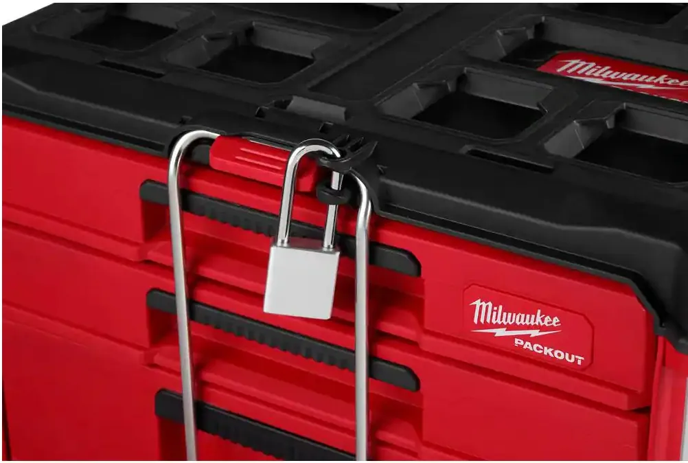 48-22-8447 Milwaukee PACKOUT 3-Drawer Tool Box w/Metal Corners