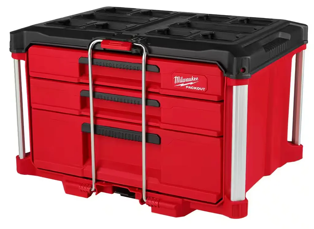 48-22-8447 Milwaukee PACKOUT 3-Drawer Tool Box w/Metal Corners