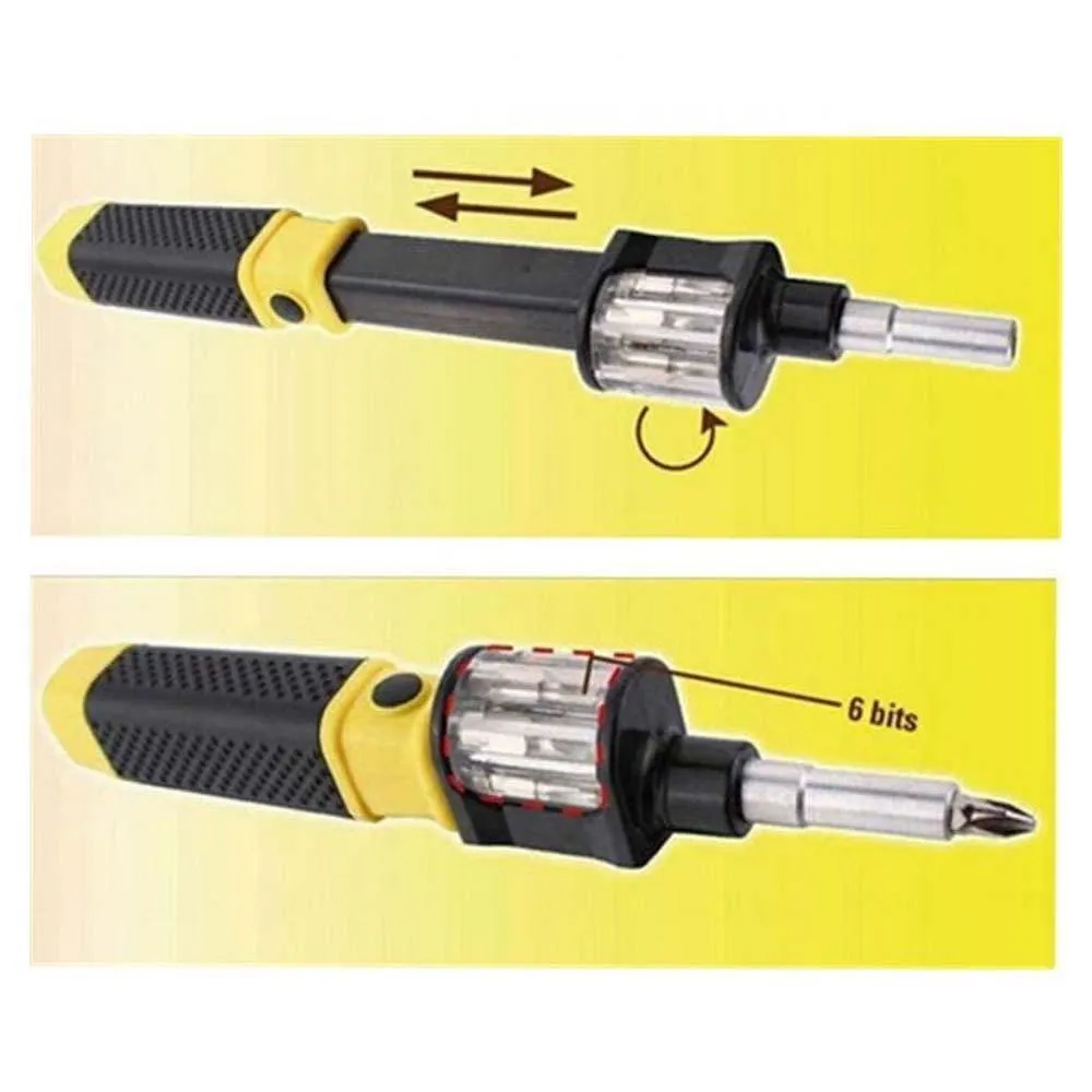 6-in-1 Multifunctional Rotating Screwdriver