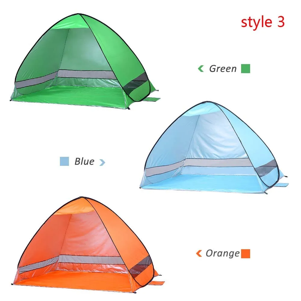 Automatic Tent UV Protection Outdoor Camping Tent Travel Instant Pop Up Beach Tent Ultralight