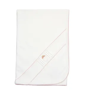 Baby Girl's Pink Trim Blanket