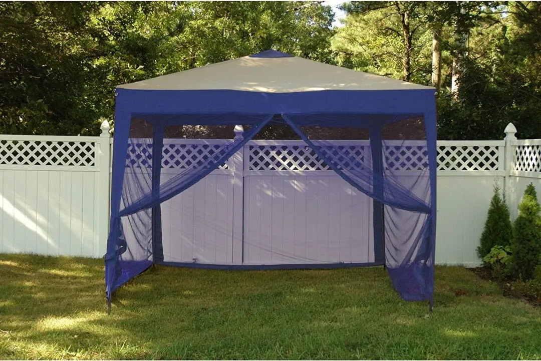 Bliss Hammocks STOW-EZ Portable Gazebo with Mosquito Netting - 10' x 10'