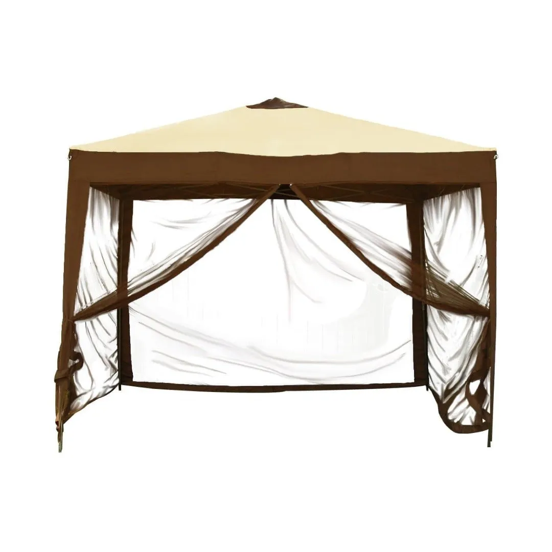 Bliss Hammocks STOW-EZ Portable Gazebo with Mosquito Netting - 10' x 10'