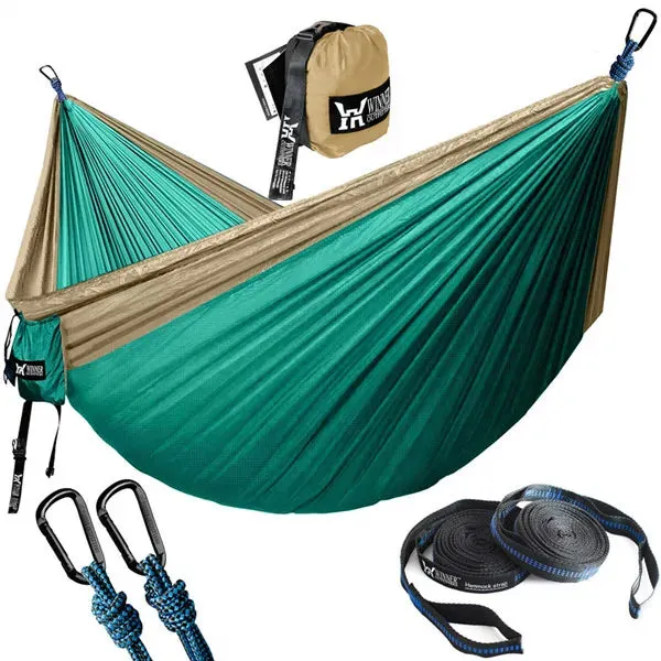 Camping Hammock Outdoor Hanging Hammocks Portable Parachute Nylon Hiking Hammock