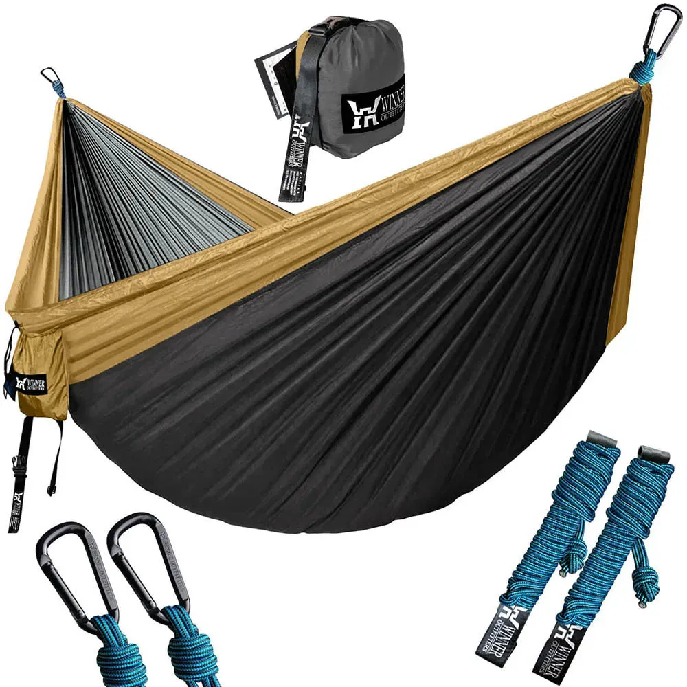 Camping Hammock Outdoor Hanging Hammocks Portable Parachute Nylon Hiking Hammock