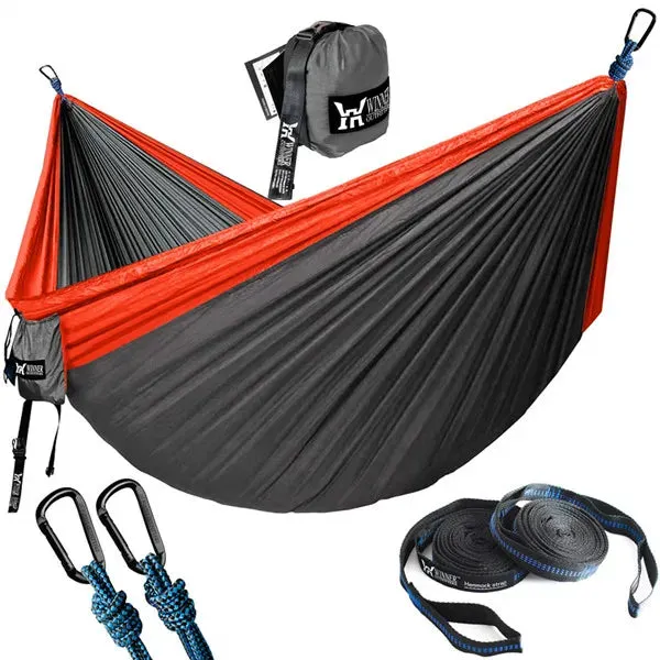 Camping Hammock Outdoor Hanging Hammocks Portable Parachute Nylon Hiking Hammock