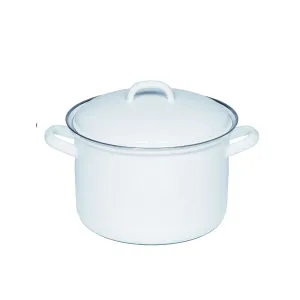 Classic Stockpot with Lid 22cm/4.5L White