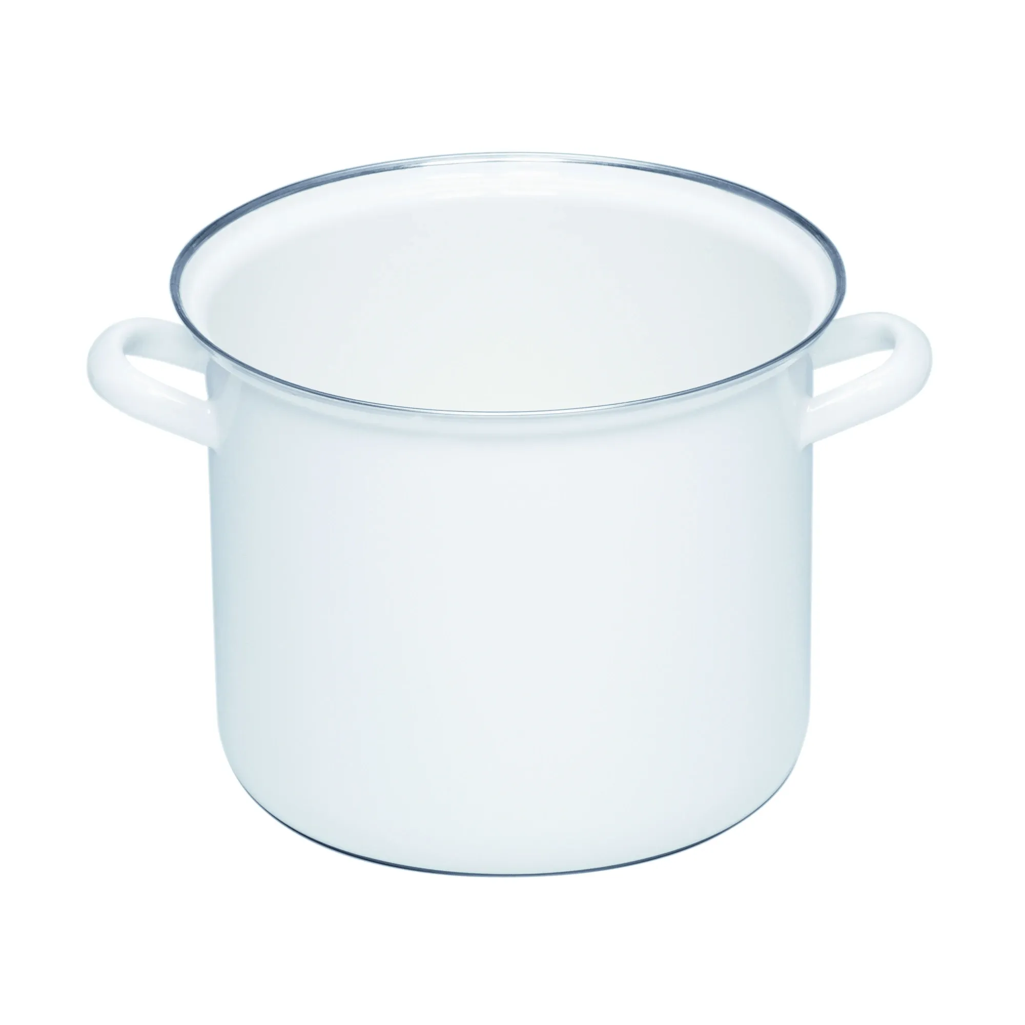 Classic Stockpot with Lid 22cm/6L White