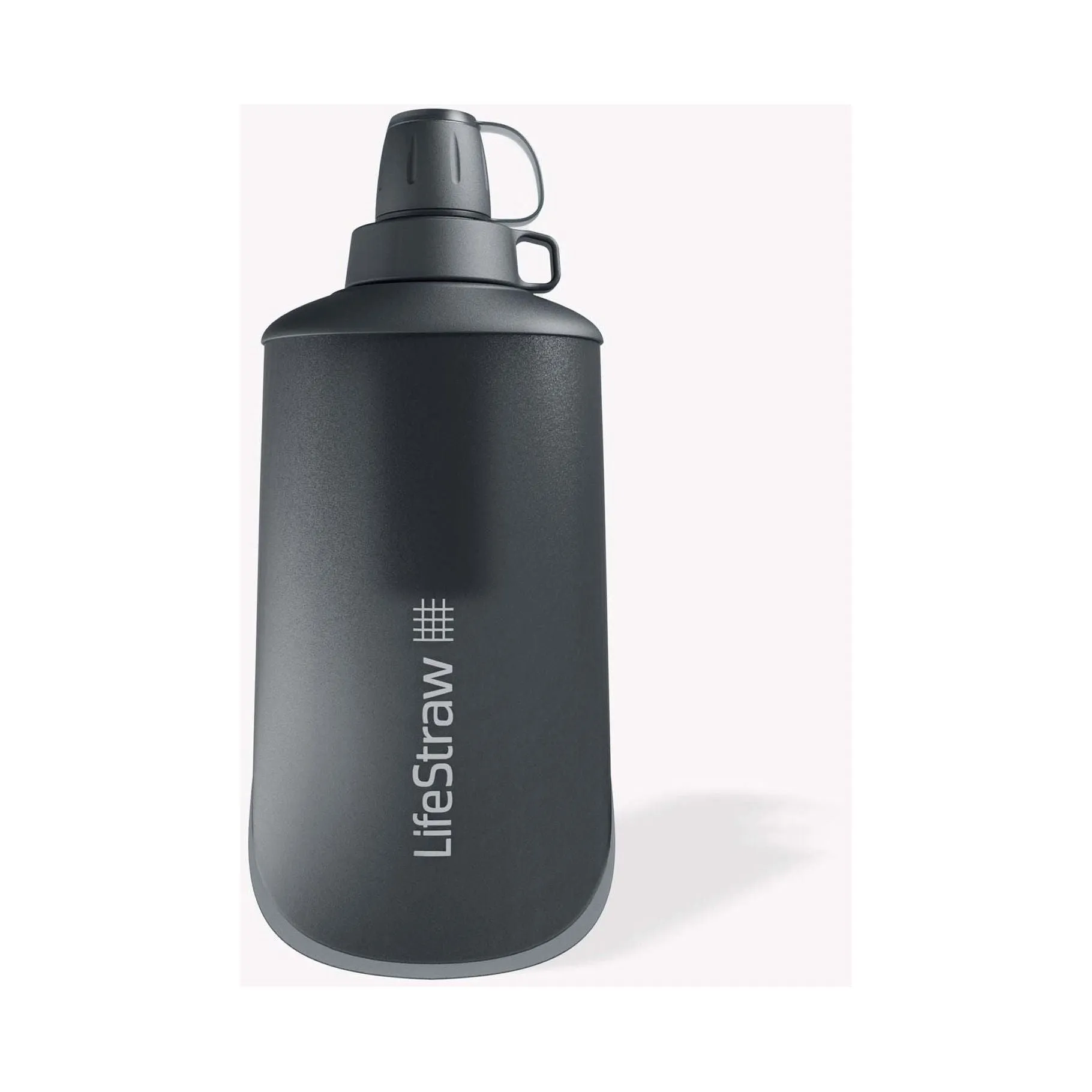 LifeStraw Peak Series 650ml Squeeze Bottle - Dark Grey