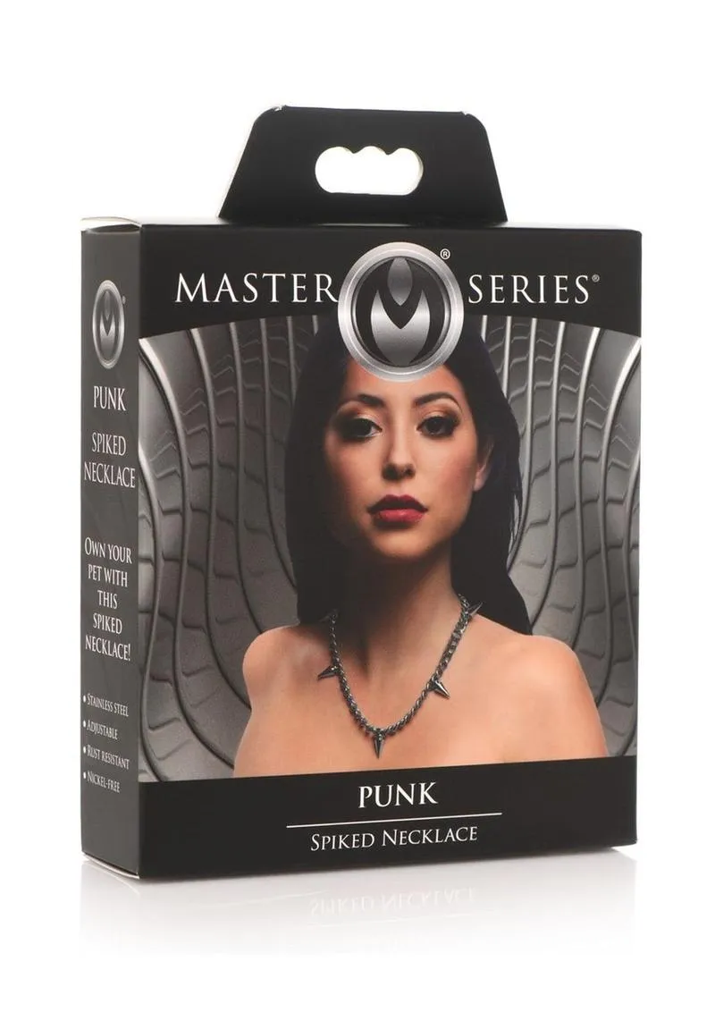 Master Series Punk Spiked Necklace