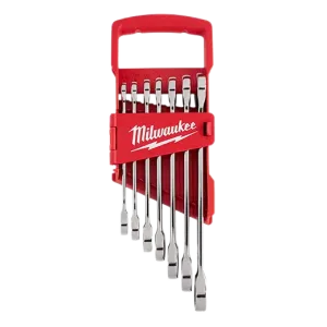 Milwaukee 7pc Ratcheting Combination Wrench Set - SAE