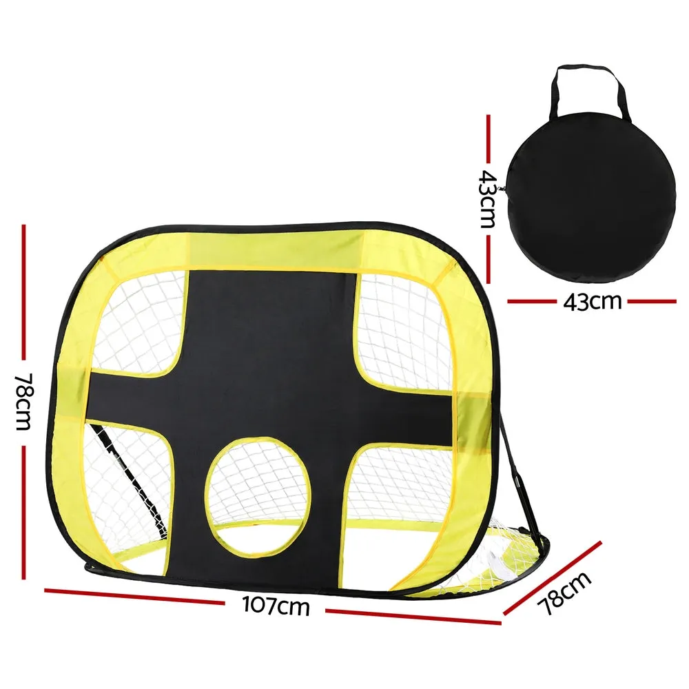 Portable Durable Soccer Target Net with Carry Bag - Everfit