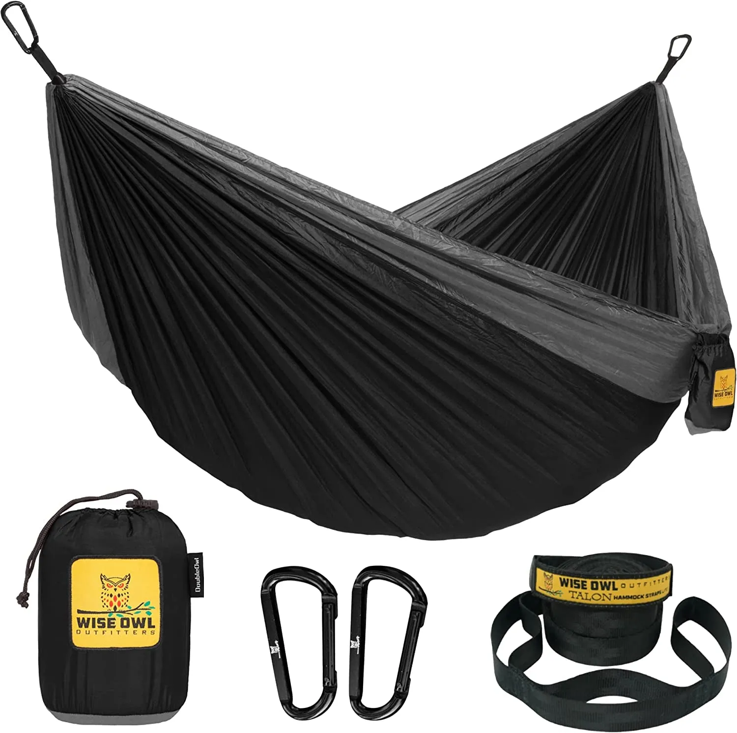 Portable Lightweight Nylon Hammock - up to 500Lbs