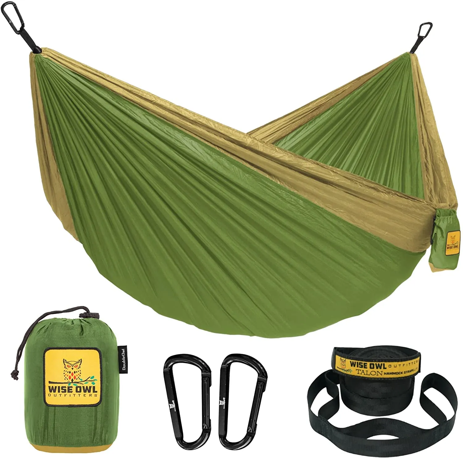 Portable Lightweight Nylon Hammock - up to 500Lbs