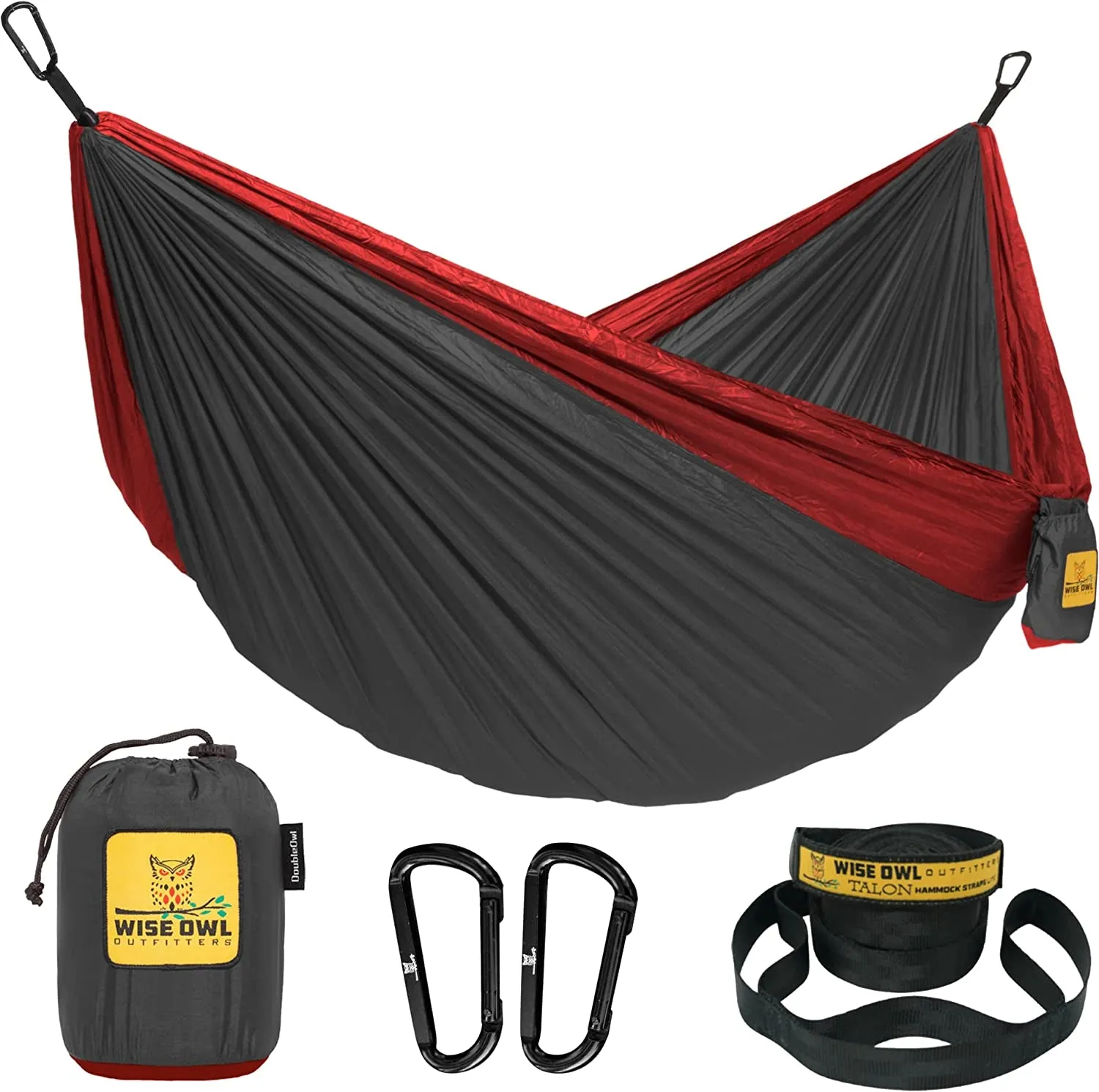 Portable Lightweight Nylon Hammock - up to 500Lbs