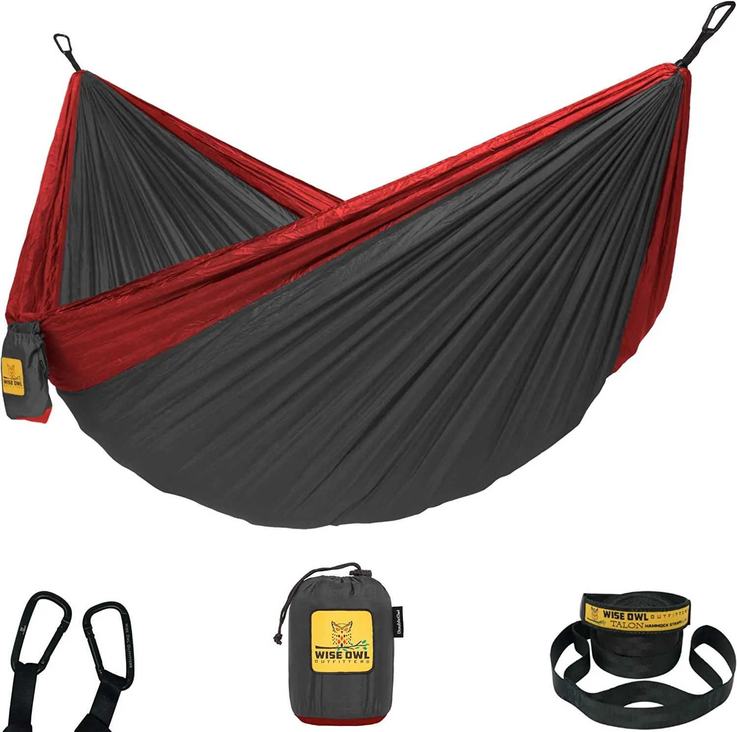 Portable Lightweight Nylon Hammock - up to 500Lbs