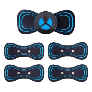 Portable Neck Massager Pads - 5 Pack, Reusable & Long-lasting