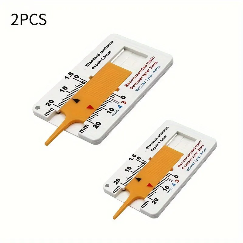 Portable Tire Tread Depth Gauge for Vehicles Accurate Measurement Tool