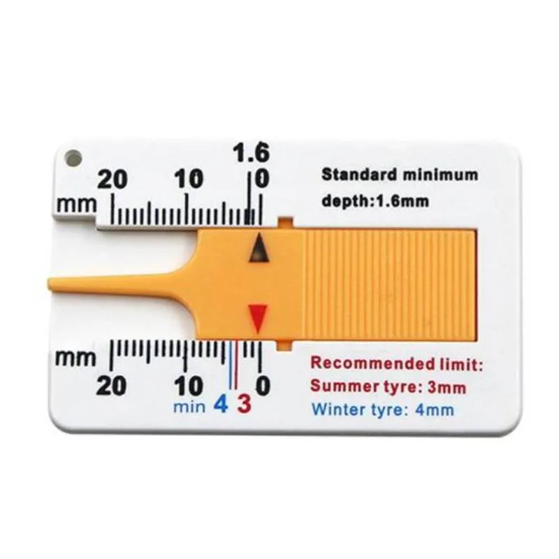 Portable Tire Tread Depth Gauge for Vehicles Accurate Measurement Tool