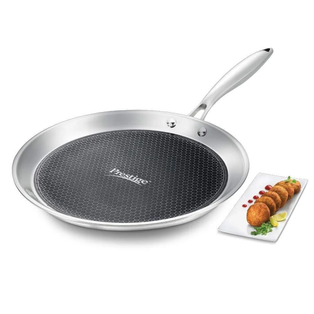 Prestige Tri-Ply Honey Comb Stainless Steel Tawa