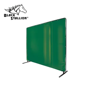 Revco 6X8VF1-GRN 14 mil. 6' x 8' Green Standard QuickFrame™ Welding Screen & Frame (1 Set)