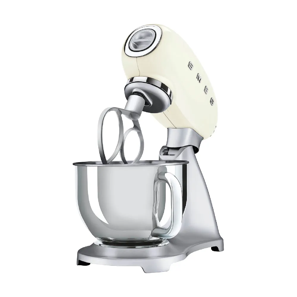 Smeg Retro Stainless Steel Stand Mixer with SS Bowl