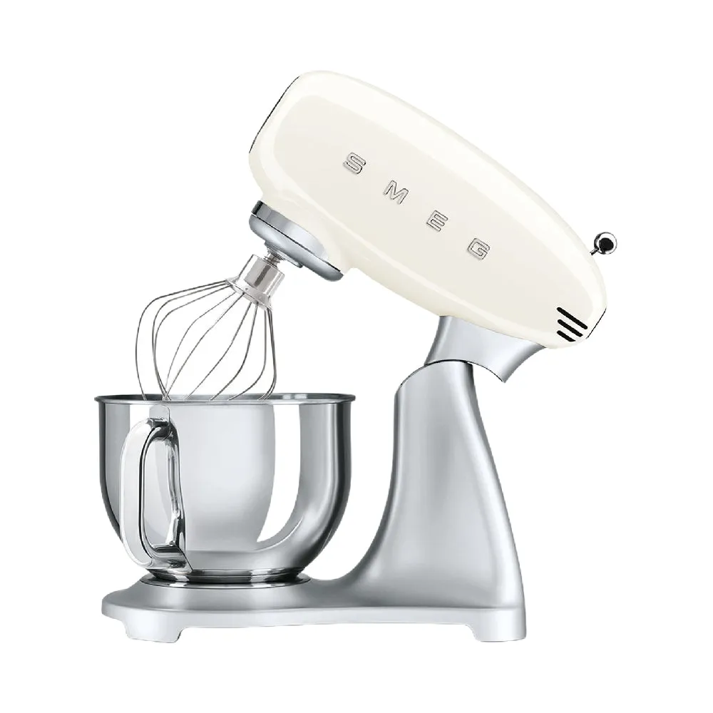 Smeg Retro Stainless Steel Stand Mixer with SS Bowl