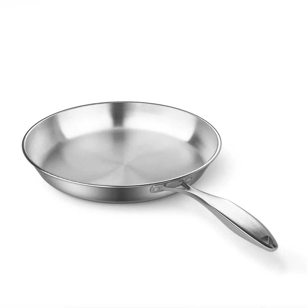 SOGA Stainless Steel Fry Pan 20cm 34cm Frying Pan Top Grade Skillet Induction Cooking FryPan