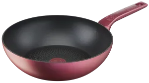 Tefal Daily Chef Red Non-Stick Induction Wok 28cm