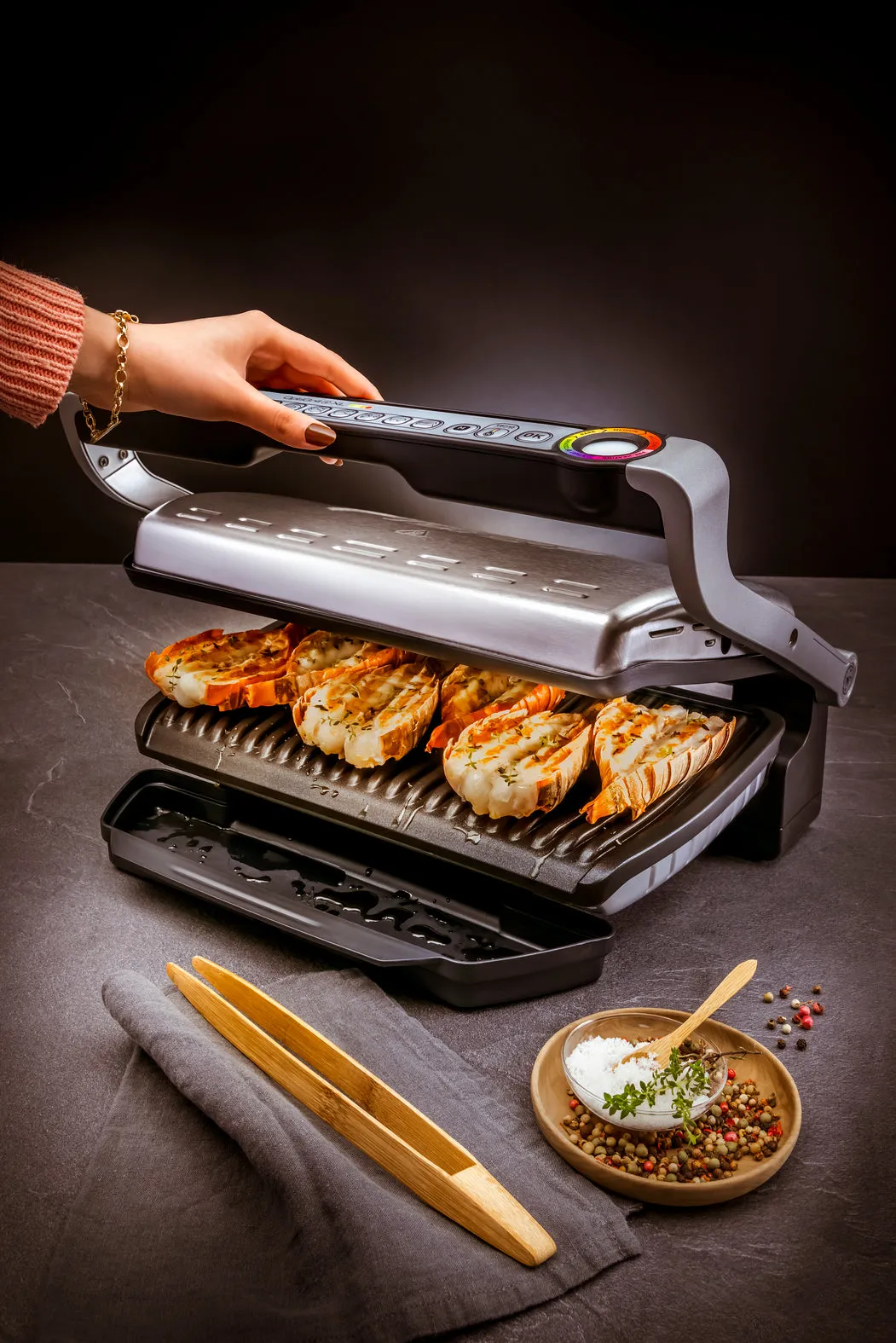 Tefal OptiGrill  XL Smart Electric Grill GC722