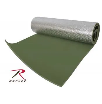 Thermal Reflective Od Sleeping Pad W/ Ties