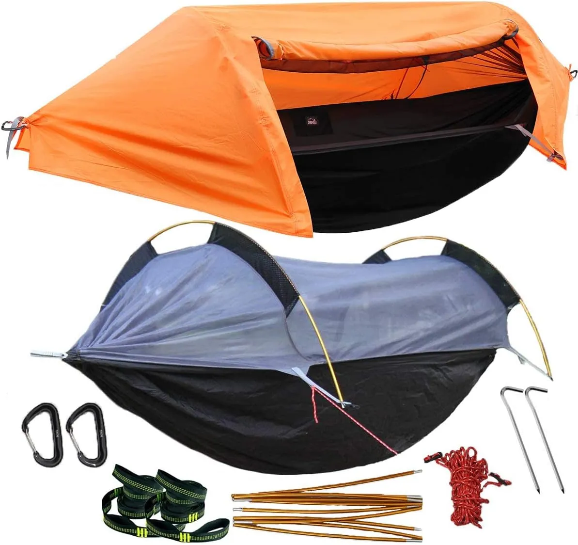 Wintming Hammock with Mosquito Net and Rain Fly Cover 3 in 1